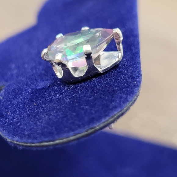 2cttw Mystic Topaz Sterling Silver Earrings - Picture 3 of 11